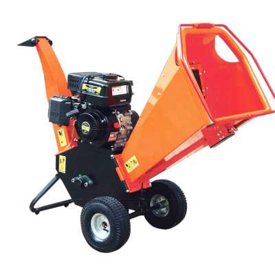 Professional 6.5hp petrol garden chipper shredder or gasoline wood chipper  with CE